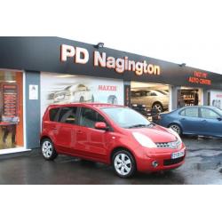 2008 NISSAN NOTE 1.4 Acenta R + ALLOYS + PRIVACY GLASS + FULL SERVICE HISTORY