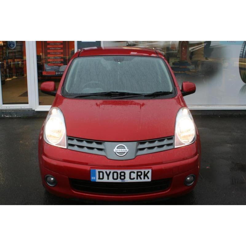 2008 NISSAN NOTE 1.4 Acenta R + ALLOYS + PRIVACY GLASS + FULL SERVICE HISTORY