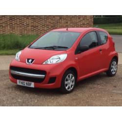 2010 Peugeot 107 1.0 12v Urban Lite 3 Door 38,000 Miles Only