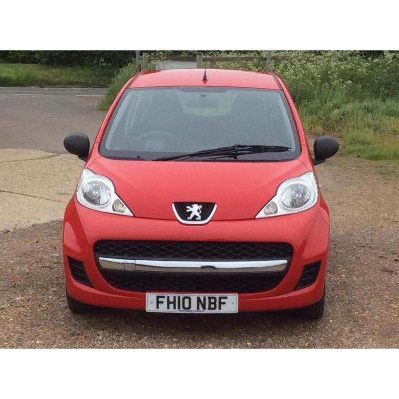 2010 Peugeot 107 1.0 12v Urban Lite 3 Door 38,000 Miles Only