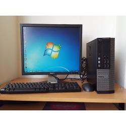 Fast Dell Desktop Computer Wifi Windows 7 Office Intel Core i3-2120 4GB RAM 320GB HDD