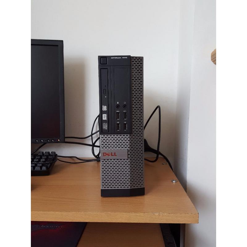 Fast Dell Desktop Computer Wifi Windows 7 Office Intel Core i3-2120 4GB RAM 320GB HDD