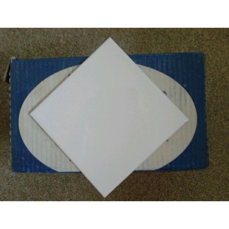 12 Boxes of 'WHITE' Tiles.