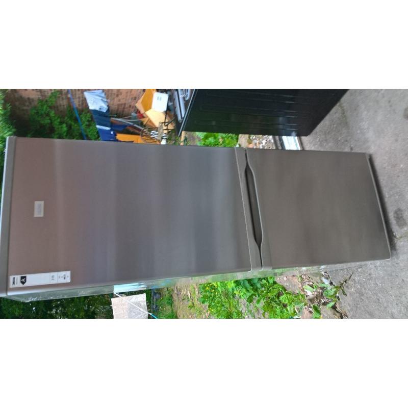 Hoover Silver Fridge freezer ....Mint
