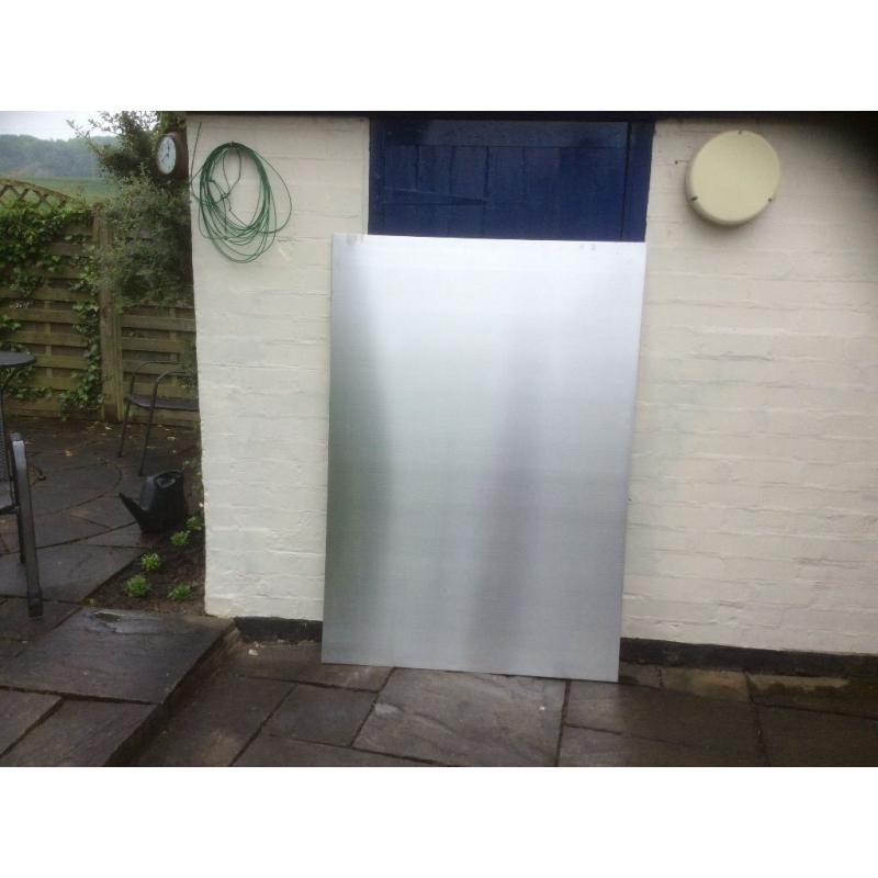 Brand new aluminium sheets
