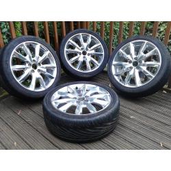 18" 5x108 ALLOY WHEELS FORD-PEUGEOT-JAGUAR-VOLVO