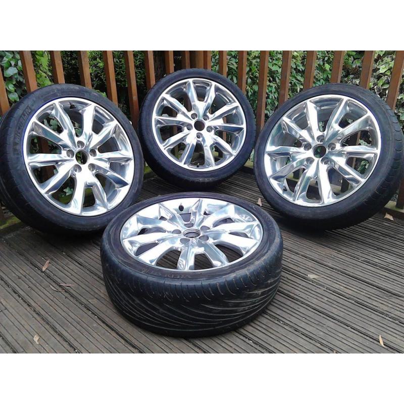 18" 5x108 ALLOY WHEELS FORD-PEUGEOT-JAGUAR-VOLVO