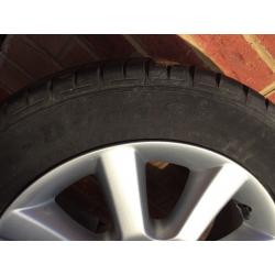 Toyota verso Alloy wheel + Tyre