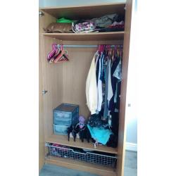 OAK WARDROBES IN EXCELLENT CONDITION