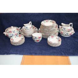 Lovely Large dinner/tea service of Booths "Floradora" c 1920's