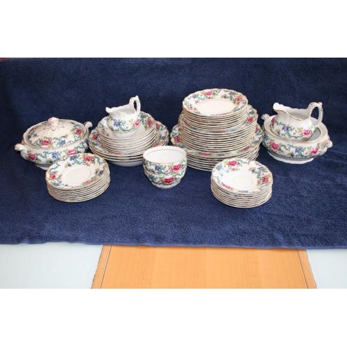 Lovely Large dinner/tea service of Booths "Floradora" c 1920's