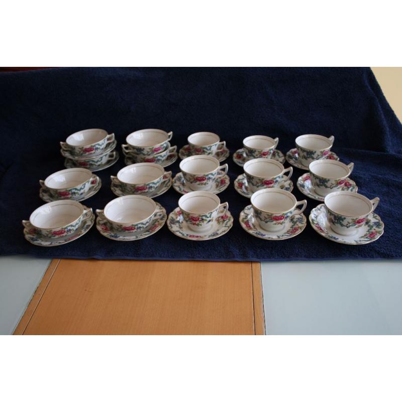 Lovely Large dinner/tea service of Booths "Floradora" c 1920's