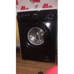 Bush Washing Machine - 7KG - 1200 Spin - Black - Mint Condition