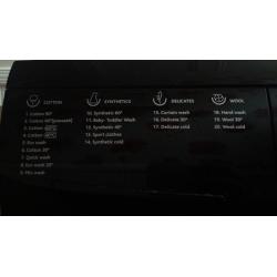 Bush Washing Machine - 7KG - 1200 Spin - Black - Mint Condition
