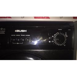 Bush Washing Machine - 7KG - 1200 Spin - Black - Mint Condition