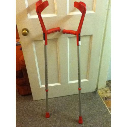 Pair of adult crutches - hardly used