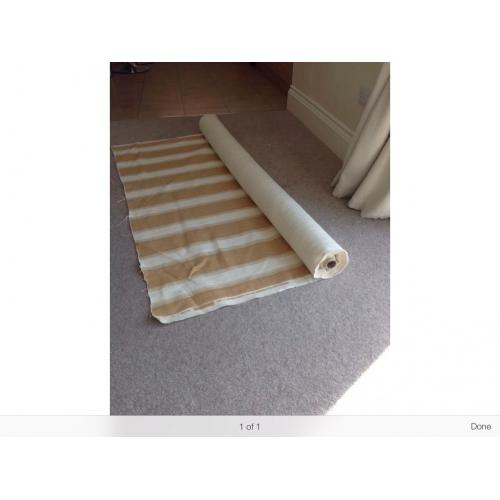 Roll of upholstery fabric