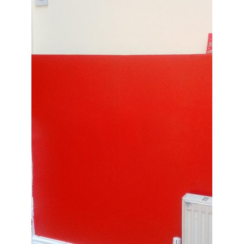 2 tubs of red paint unopened