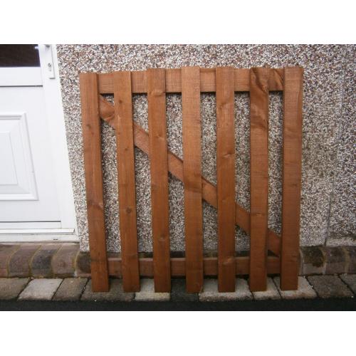 Wooden gates