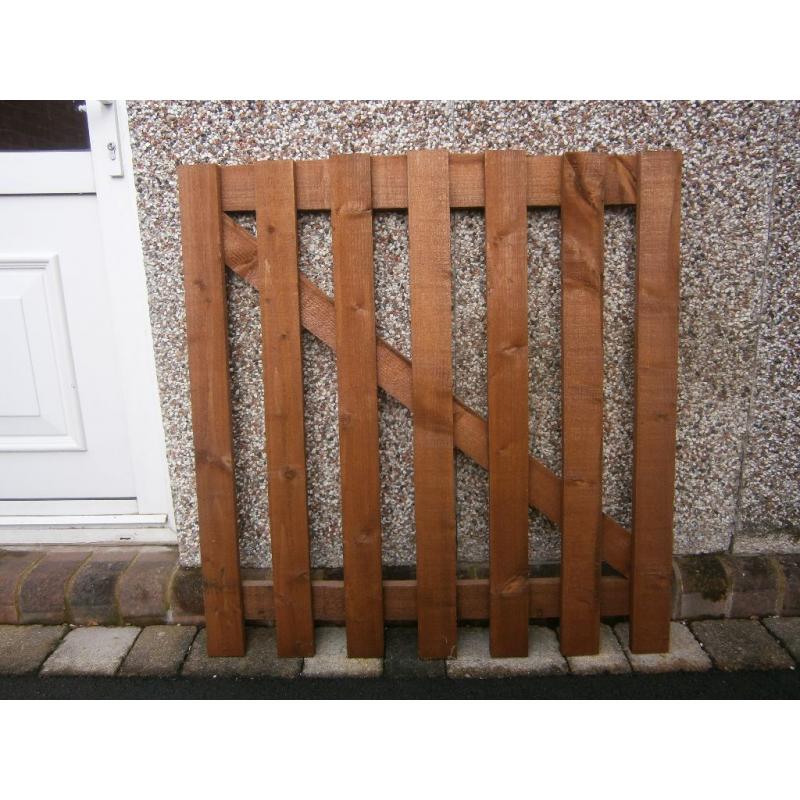 Wooden gates