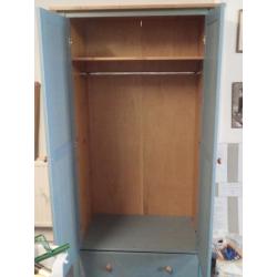 Solid pine unusual wardrobe with FREE delivery