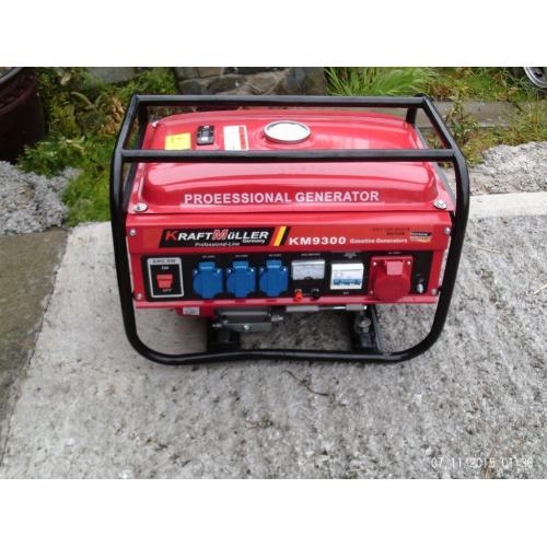 Petrol generator KM9300 6.5HP KraftMuller NEW 3.5Kw German