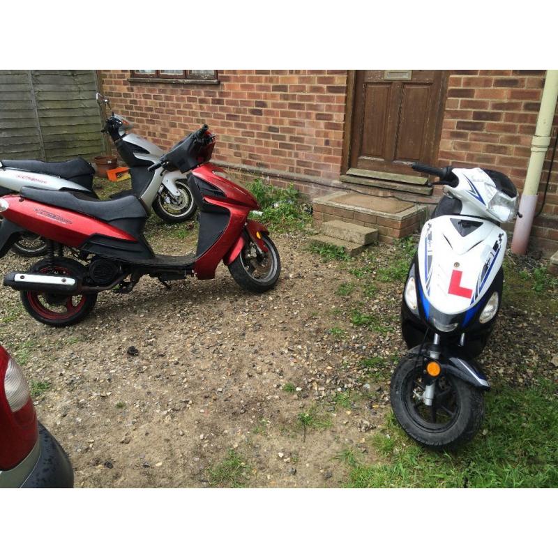 direct bikes 125cc and a 50cc longjia moped for sale