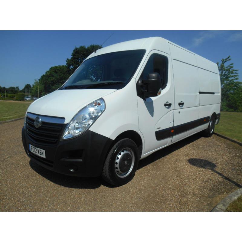 2012 VAUXHALL MOVANO 2.3CDTI 125BHP LWB L3H2 EURO5 1 OWNER IMMACULTE VAN 79000 M