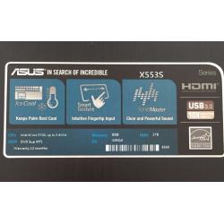 Asus x553sa laptop 15.6" BARGIN !!
