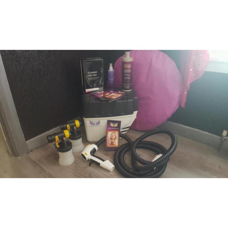 SPRAY TANNING KIT + TENT +MORE price reduced!