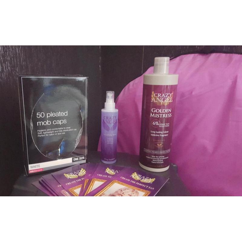 SPRAY TANNING KIT + TENT +MORE price reduced!