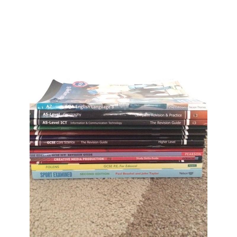 GCSE/A Level revision guides