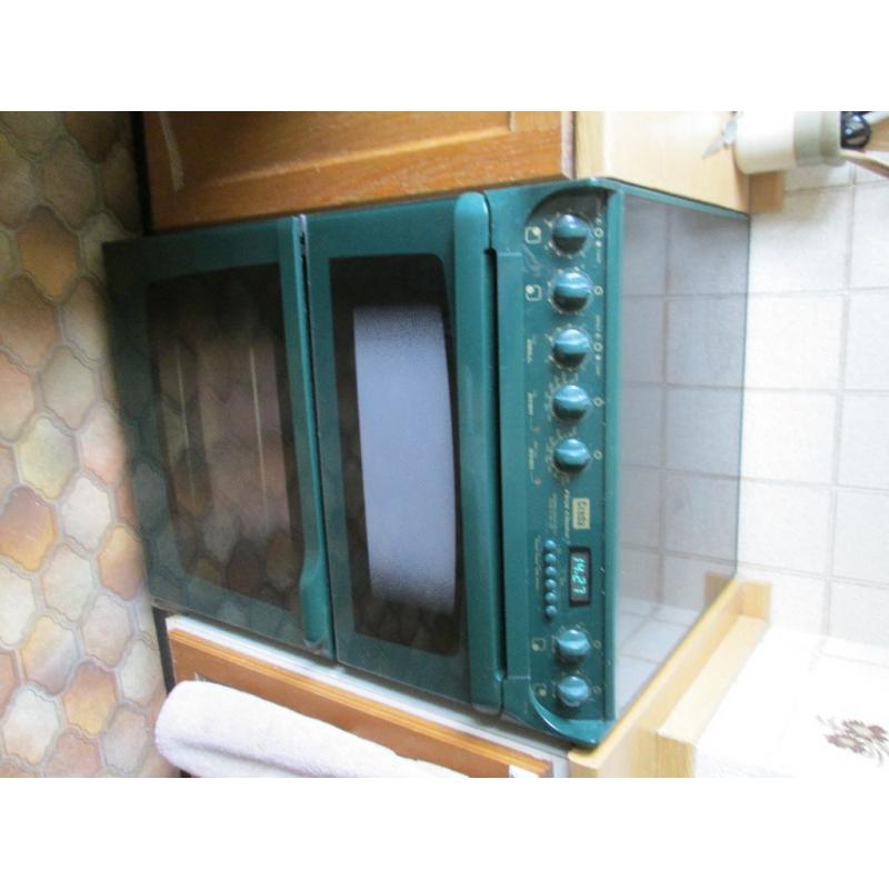 Double oven with ceramic hob
