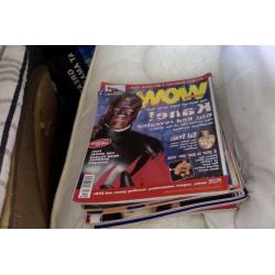 Stacks of wrestling magazines! Power Slam, WWF/WWE, World of Wrestling...