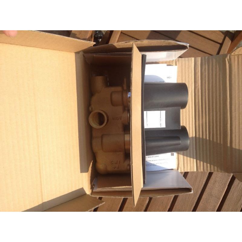 Crosswater thermo shower valve, brand new, never used. plus front plate and levers