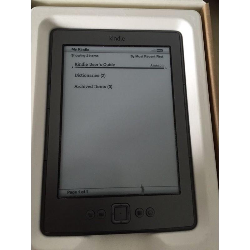 Kindle Ebook reader and Case