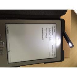 Kindle Ebook reader and Case