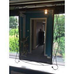 Bronze/Gold Framed Mirror