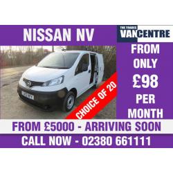 NISSAN NV200 1.5 DCI SE REAR CAMERA BLUETOOTH TWIN SIDE DOORS ELECTRIC PACK