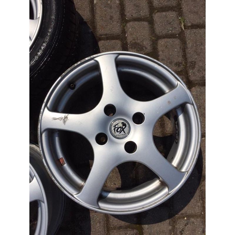 4 x Fox Alloy Wheels
