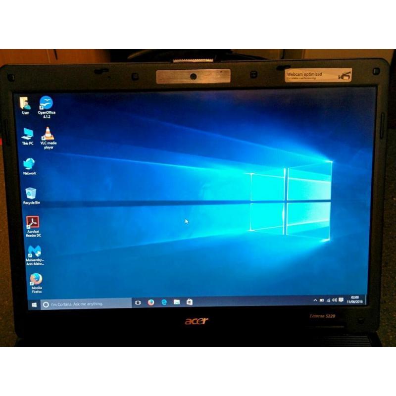 Acer Extensa Laptop Fully working