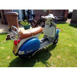 VESPA PX125 FULL MOT HPI CLEAR SOLID SCOOTER