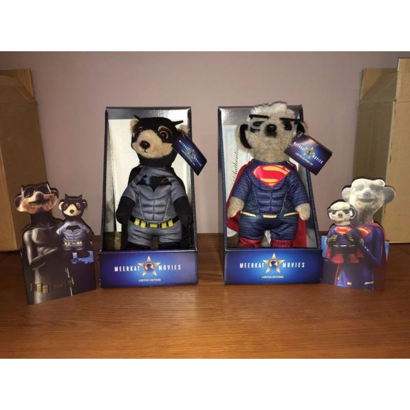 Limited edition, compare the Meerkat, Batman and Superman, NEW
