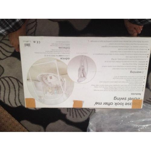 Baby travel swing