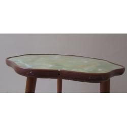 Retro side table coffee table unusual small corner table H: 40cms