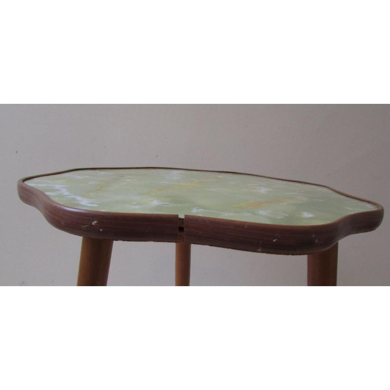 Retro side table coffee table unusual small corner table H: 40cms