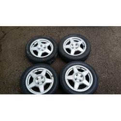 mazda mx3 alloy wheels alloys 15" 4x100 pcd alloys