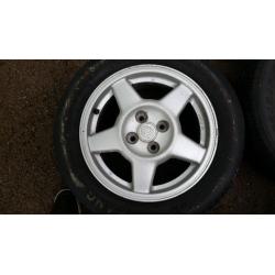mazda mx3 alloy wheels alloys 15" 4x100 pcd alloys