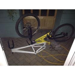 24/seven jump bike Saracen havoc downhill bike frames mtb mountain bike jump bike dirt