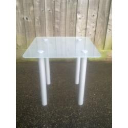 Glass Side Table
